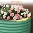 thumbnail image 4 of Oval Galvanized Steel Raised Garden Bed, Heavy Duty Metal Planter Box for Vegetables Herbs Flowers, Rust Resistant Elevated Outdoor Planting Container for Patio Backyard Garden, 4 of 8