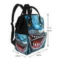 thumbnail image 2 of Defioc Cartoon Cute Shark for Baby Diaper Bag Backpack - Baby Bag for Boys & Girls - Diaper Backpack - Large Travel Diaper Bags- Baby Registry Search & Shower Gifts, 2 of 5