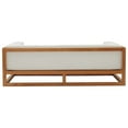 thumbnail image 4 of Modway Newbury Accent Lounge Outdoor Patio Premium Grade A Teak Wood Sofa in Natural White, 4 of 7
