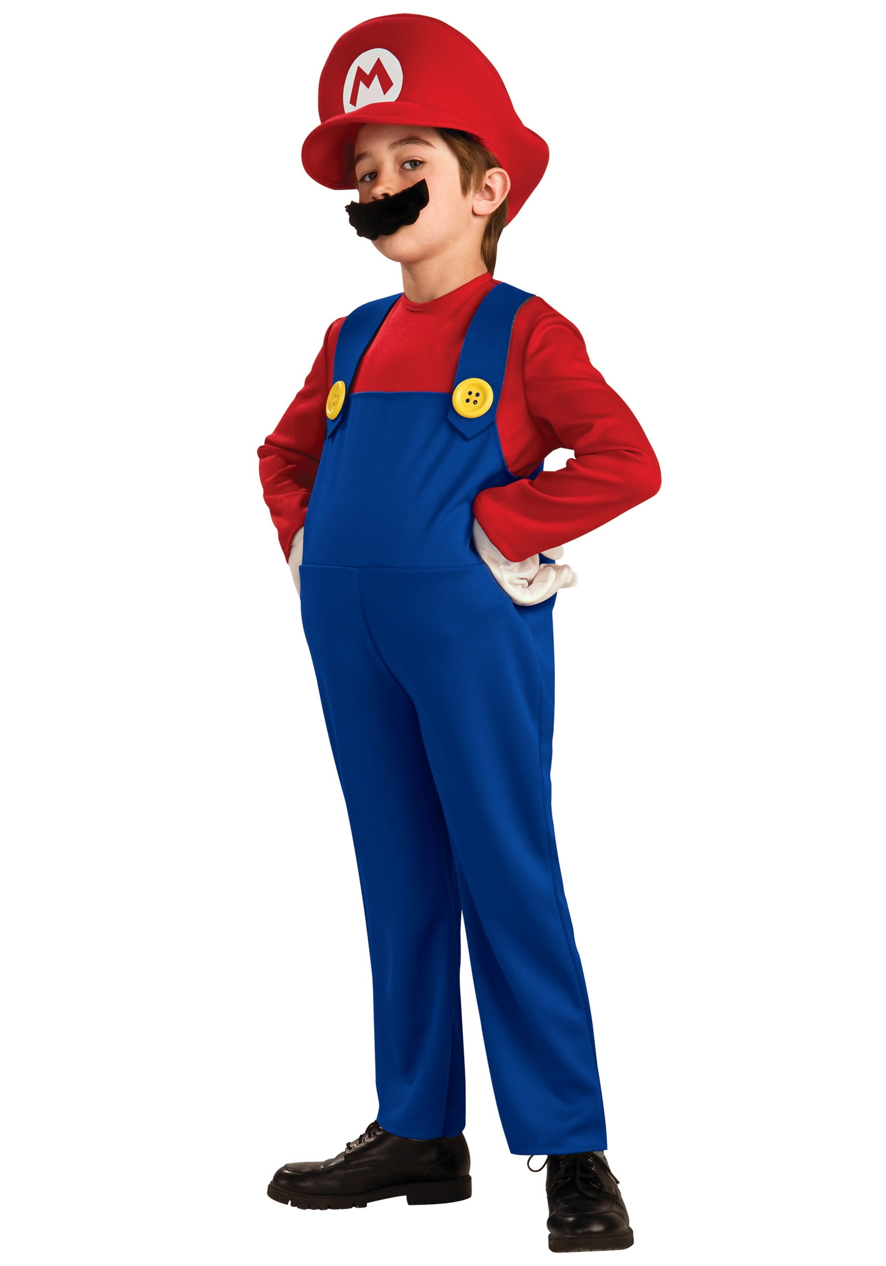 LICENSED SUPER MARIO BROS MARIO BOYS HALLOWEEN COSTUME SIZE SMALL 883653
