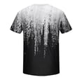 thumbnail image 4 of M-5XL Short Sleeve T Shirts for Men Big & Tall Crewneck Tshirts Plus Size Pullover Slim Casual Gradient Printed Basic Going Out Tees Tops, 4 of 5