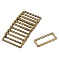 thumbnail image 3 of 39x12.5mm Rectangle Buckles Electroplated Bronze Tone 20 Pack, 3 of 7