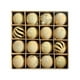 thumbnail image 2 of Juego de 24 Bolas Navideñas | Adornos Navideños de Plástico Beige, Rojo, Caqui y Verde | Adornos Irrompibles para Árbol de Navidad de 6 Cm | Orificios Ajustables para Colgar | Decoración para Pared,, 2 of 6