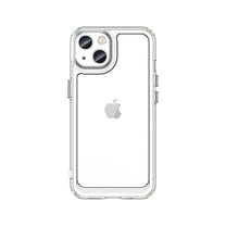 ELEHOLD for iPhone 15 Clear Case Transparent Clear Back Non-Yellowing Shockproof Slim Fit Lightweight Hybrid Silicone Case for 6.1" iPhone 15,Clear