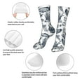 thumbnail image 3 of KLL Chicken And Fish Print Womens Crew Socks Athletic Middle Tube Long Socks Novelty Socks Gifts For Men, 3 of 7