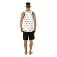 thumbnail image 2 of Uzzi Mens Tank Top Rainbow Pride Flag Sleeveless T-Shirt Fun Top, Flamingo, Size: Small, Uzzi Active Wear, 2 of 3