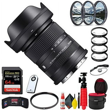 Sigma 18-50mm f/2.8 DC DN Contemporary Lens for Leica L   Accessories
