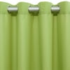 Jordan Manufacturing 54" x 84" Kiwi Green Solid Grommet Semi-sheer Outdoor Curtain Panel