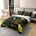 thumbnail image 2 of YST Boys Game Gamepad Duvet Cover,Kids Cartoon Gaming Bedding Set Modern Gamer Video Games Watercolor Comforter/Quilt Cover Decorative,Twin Size (No Comforter), 2 of 7