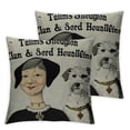 thumbnail image 2 of Nawypu Schnauzer Pillow Decor,Schnauzer Pillow Covers ，Schnauzer Gifts for Women，Schnauzer Decor Pillow Covers,I'm Getting a Schnauzer,Schnauzer Dog Mom Gifts,Schnauzer Decor 2pcs, 2 of 6