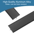 thumbnail image 3 of Uxcell 3 Pcs Aluminum T Molding Floor Transition Strip for Laminate Flooring (0.8"x3 Ft, Black), 3 of 6
