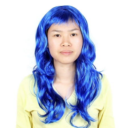 Unique Bargains Dancing Party Cosplay Full Volume Long Hair Curly Wig Wavy Hairpiece