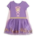 thumbnail image 4 of Disney Princess Rapunzel Toddler Girls Tulle Dress and Headband Toddler to Little Kid, 4 of 5