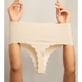 thumbnail image 3 of Tangas SHARICCA de cintura alta sin costuras para mujer, paquete de 5, talla L, 3 of 5