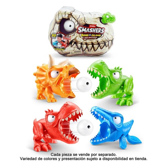 Figura dinosaurio Smashers Zuru Empaque Sorpresa