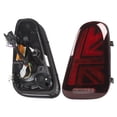 thumbnail image 1 of Ensemble de feu arrière, feu stop arrière IP67 étanche entièrement LED pour Cooper R50 R52 R53 rouge, 1 of 7