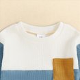 thumbnail image 4 of CAUYDY Baby Birthday Outfits for Boy 2T 3T 4T 5T Toddler Long Sleeve Pullover Joggers Pants 2Pcs Matching Set 0 3 6 9 12 Months Infant Fall Winter Clothing Blue for Sizes 0-6 Months, 4 of 7