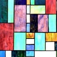 thumbnail image 2 of CHLOE Lighting PICASSO Tiffany-glass Rectangle Window Panel 18x24, 2 of 6