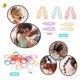 thumbnail image 4 of A variety of diamond stickers butterfly nail drill toys magic girl dress up hair accessories hairpin set drill 12pcs diamond pieces OPP bag, 4 of 5
