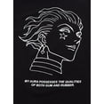 thumbnail image 2 of Hunter X Hunter Hisoka Bungee Gum Qualities Men's Black T-Shirt (Small), 2 of 4