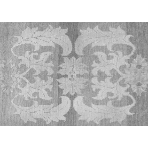 Ahgly Company Indoor Rectangle Abstract Gray Modern Area Rugs, 6' x 9'