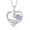 06 June - Alexandrite, variant on Inpasne Celtic Knot Necklace 925 Sterling Silver Love Heart Trinity Knot Pendant Irish Good Luck Necklace December Birthstone Jewelry for Women