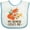 White and Blue, variant on Inktastic My Memere Loves Me Fox Boys or Girls Baby Bib