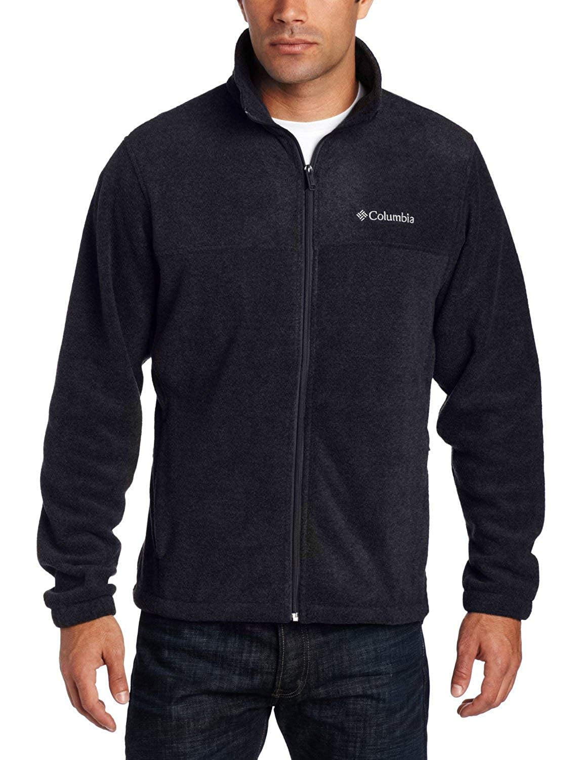 Columbia Men's Granite Mountain Fleece Jacket (Small, Charcoal