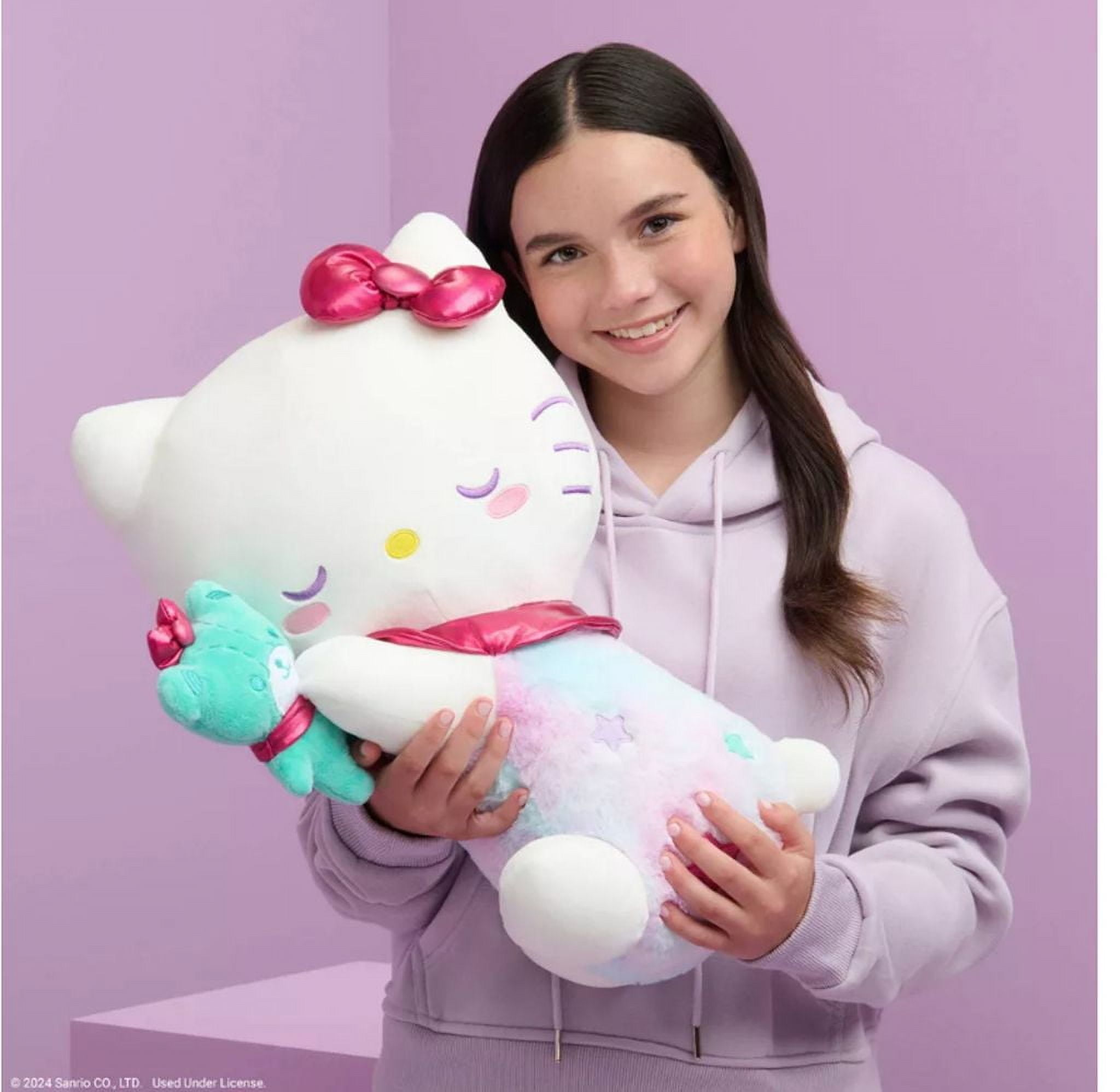 Hello Kitty Kids' 18" Sleeping Plush Stuffed Animal Toy