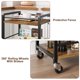 thumbnail image 3 of Yeshouse carrito de servicio de 3 niveles con ruedas, compacto y práctico, ideal para cocina, comedor, sala de estar o bar, fácil de mover y almacenar utensilios, bebidas o alimentos, 3 of 9