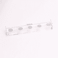 thumbnail image 3 of Acrylic Nail Tip Display Stand DIY Holder For Fake Nail Tips Swatches 10 Slots Clear Organizer For Salon Manicure Home Use, 3 of 5