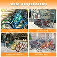 thumbnail image 6 of Bike Floor Bike Rack Easy - Assembly Modern Metal  Sleek Freestanding Bike Organizer For Garages Streets Storefronts  Schools, 6 of 21
