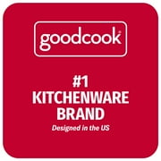 GoodCook Safe-Cut Manual Can Opener with Stainless Steel Cutting Blade, Black