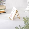 thumbnail image 3 of Bard's Folding Gold-toned Wire Easel Stand, 3" H x 2.75" W x 3" D, Pack of 2, 3 of 6