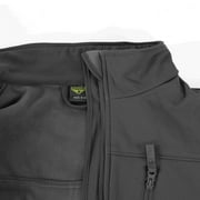 CONDOR OUTDOOR Adult Male Phantom Softshell Black Jacket, Size: 3XL