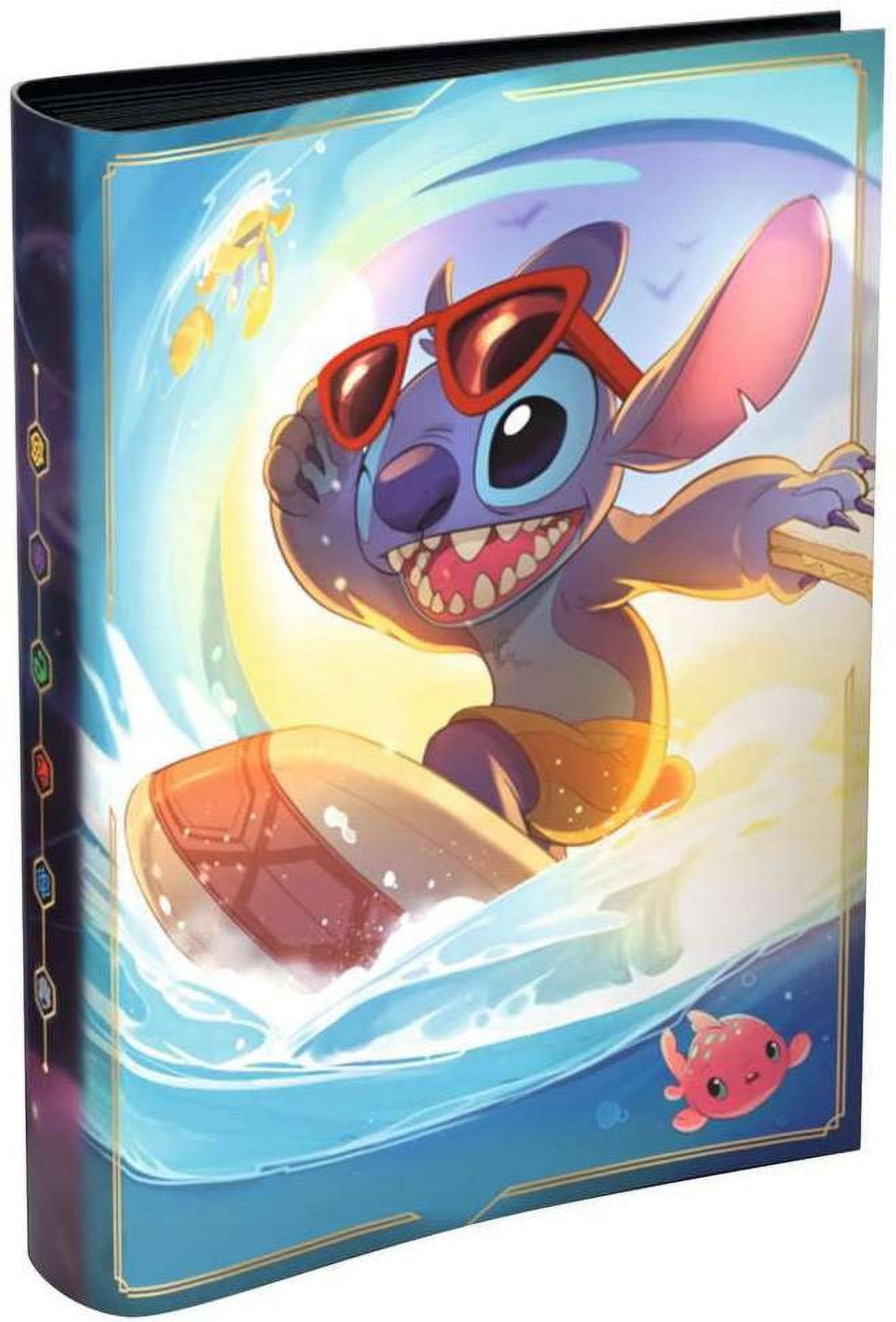stitch card binder Disney Lorcana Stitch 4-Pocket Folder Portfolio - Character Card Collection