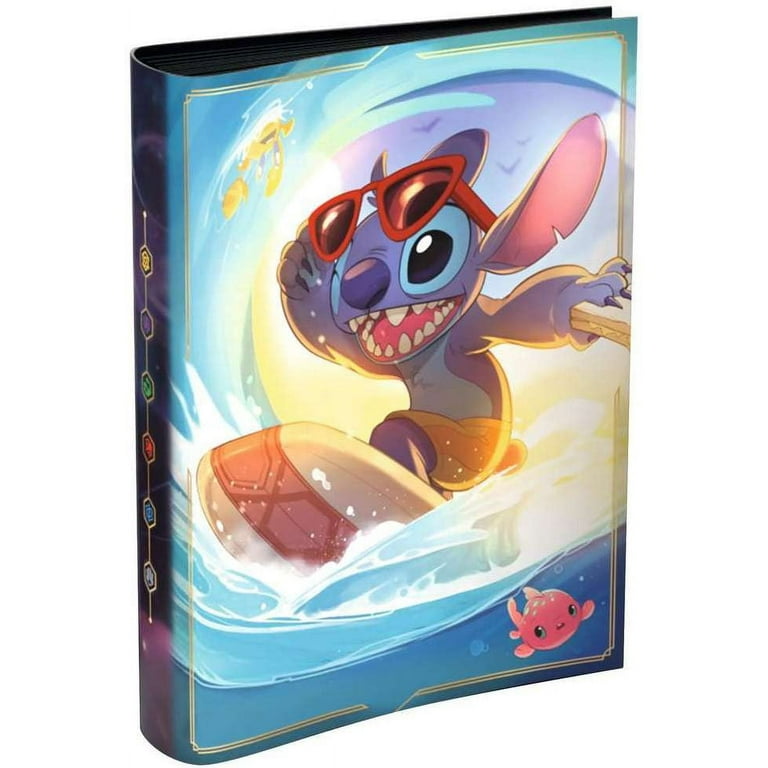 Disney Lorcana Stitch 4-Pocket Folder Portfolio - Character Card