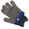 thumbnail image 5 of 2X Azul Guante de Carnicero de de Acero Inoxidable Resistente A Las Punaladas de Seguridad Proteccion 5 de Alto Rendimiento Tamano S, 5 of 5