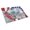 Great Dane #3, variant on Black Great Dane Usa Patriotic American Flag Glass Cutting Board- Large