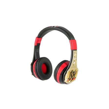 eKids WWE Bluetooth Headphones, Wireless with Microphone Includes Aux Cord