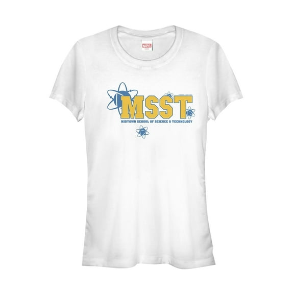 Junior's Marvel Spider-Man: Homecoming Midtown School Graphic Tee White X Large