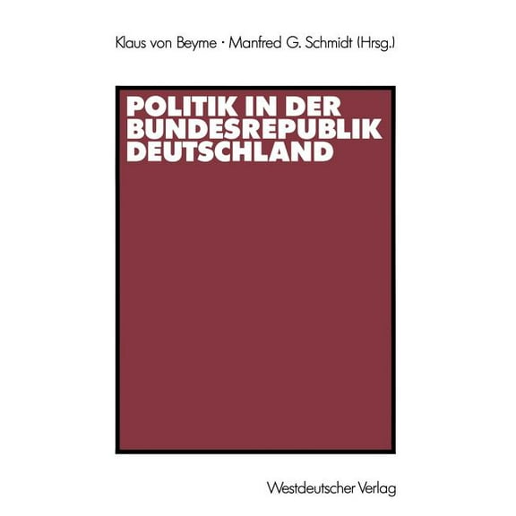 Politik in Der Bundesrepublik Deutschland, (Paperback)