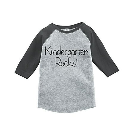 

Custom Party Shop Kids Kindergarten Rocks School Raglan Tee Grey