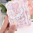 Cartoon Makeup Mirror Sanrios Cinnamoroll Cute Girls Looking Glass