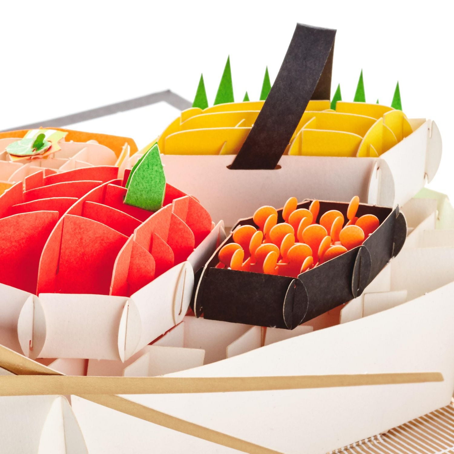 Carte de fête Signature en relief – Paper Wonder de Hallmark (Sushi « Everything That Makes You Happy »)