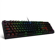 Redragon K582 SURARA RGB LED Backlit Mechanical Gaming Keyboard with 104 and