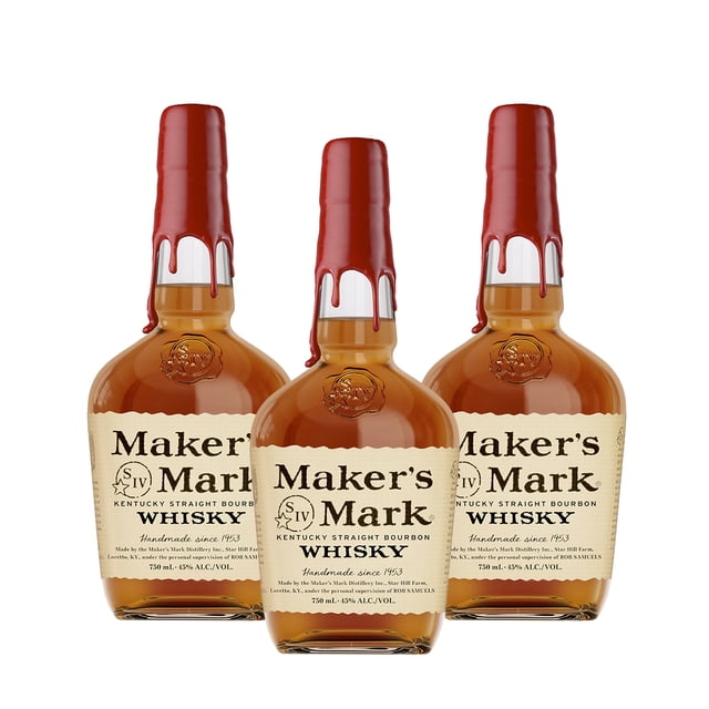 Pack De 3 Whisky Maker'S Mark Bourbon 750Ml