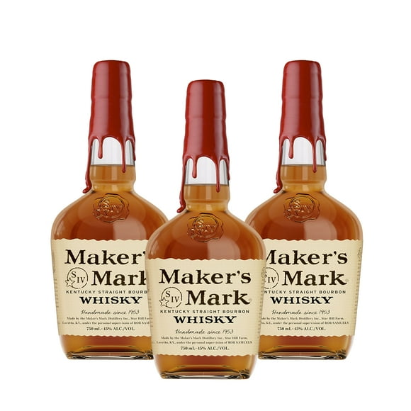 Pack De 3 Whisky Maker'S Mark Bourbon 750Ml