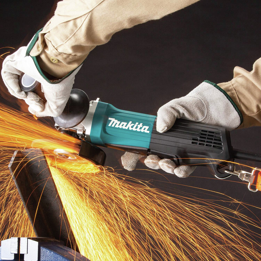 Makita GA5052 11 Amp Compact 4-1/2 in./ in. Corded Paddle Switch Angle  Grinder with AC/DC Switch
