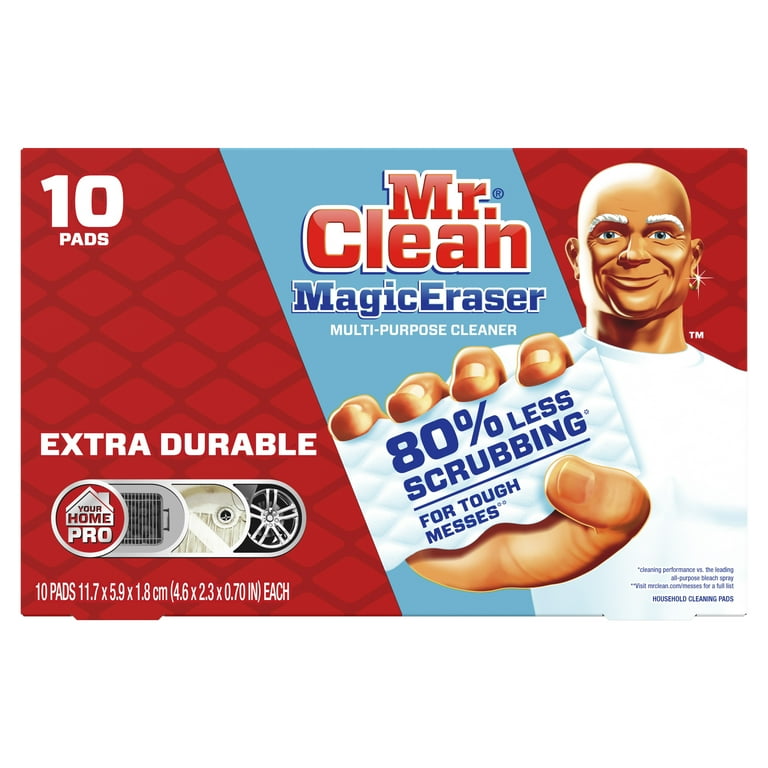 Mr. Clean Magic Eraser Extra Durable Multi-Purpose Foam Cleaning ...